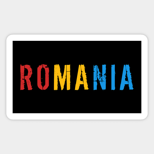 Romania colors Magnet by PallKris